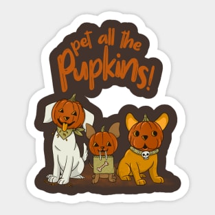 Pupkins! Sticker